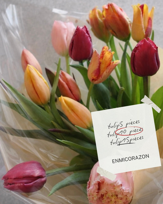 ランダムチューリップ 10本